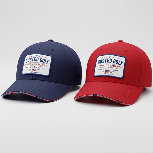 The Red, White & Busted Hat