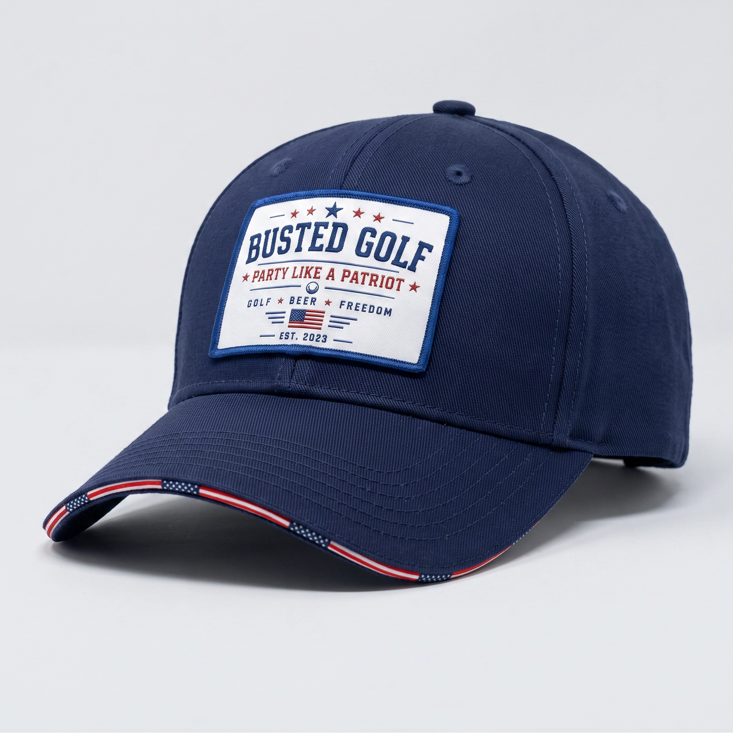 The Red, White & Busted Hat