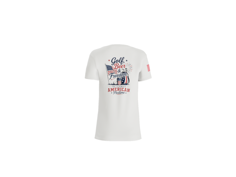 The Golf, Beer & Freedom Women's Tee