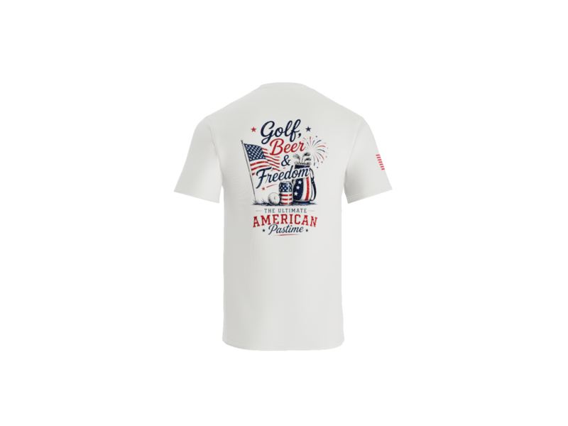 The Golf, Beer & Freedom Men's Tee